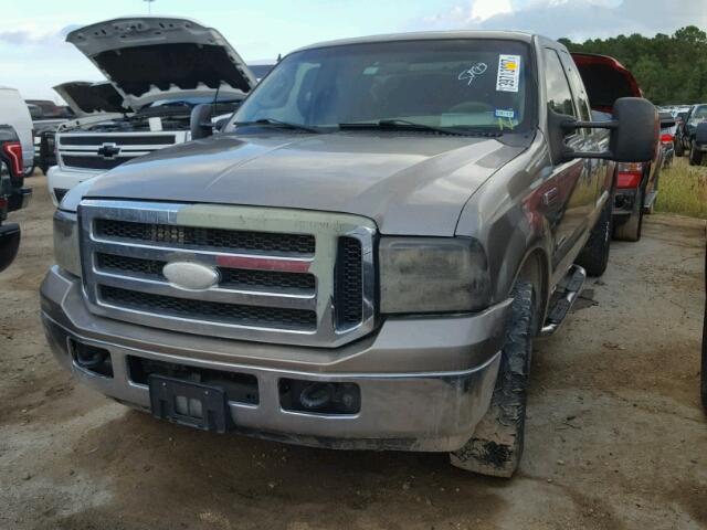 1FTSX20P87EA93196 - 2007 FORD F250 GRAY photo 2