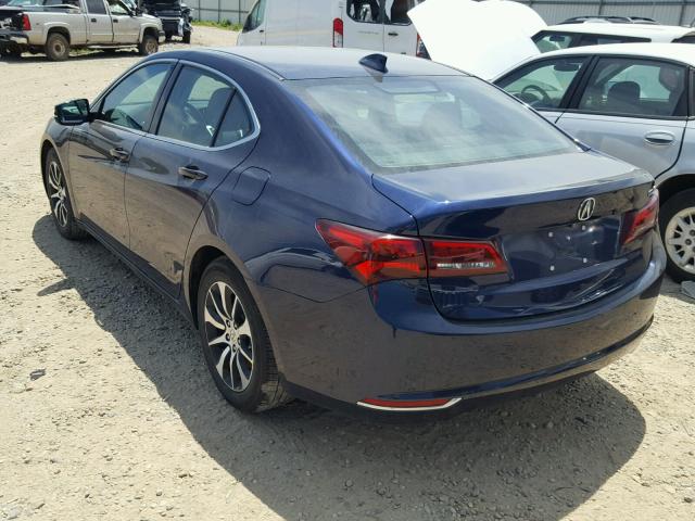 19UUB1F5XFA004968 - 2015 ACURA TLX TECH 蓝色 照片 3