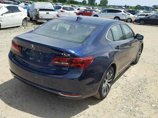 19UUB1F5XFA004968 - 2015 ACURA TLX TECH 蓝色 照片 4