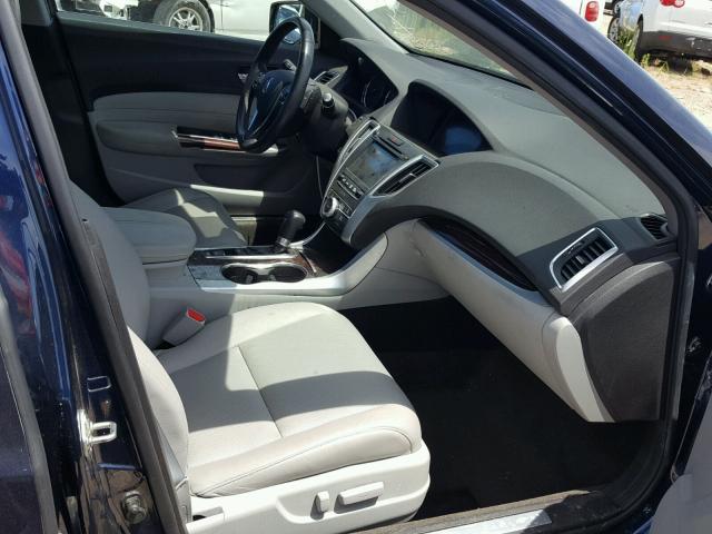 19UUB1F5XFA004968 - 2015 ACURA TLX TECH 蓝色 照片 5