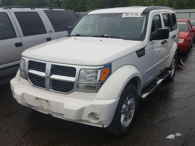 1D8GU58K47W586930 - 2007 DODGE NITRO SLT WHITE photo 2