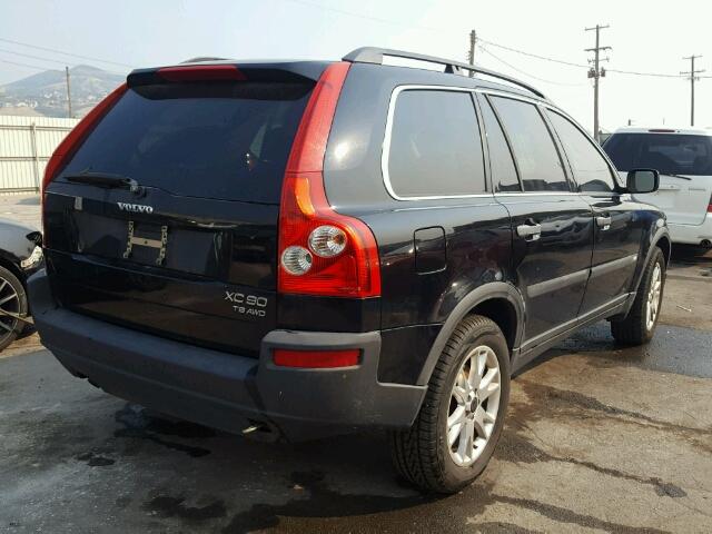 YV1CZ91H331007285 - 2003 VOLVO XC90 BLACK photo 4