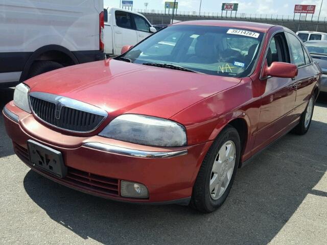 1LNHM86S24Y679321 - 2004 LINCOLN LS RED photo 2