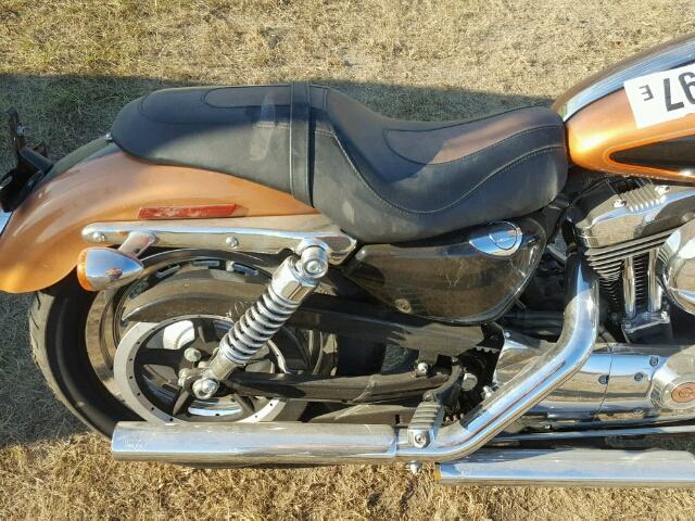 1HD1CT3468K401031 - 2008 HARLEY-DAVIDSON XL1200 ORANGE photo 6