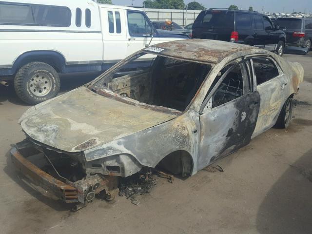 1G1ZH57B984256008 - 2008 CHEVROLET MALIBU 1LT BURN photo 2