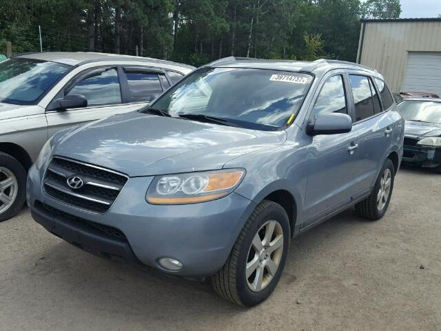 5NMSH73E88H139614 - 2008 HYUNDAI SANTA FE S SILVER photo 2