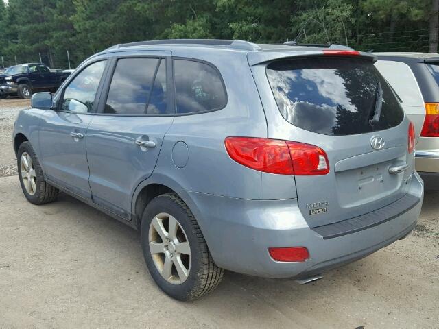 5NMSH73E88H139614 - 2008 HYUNDAI SANTA FE S Արծաթագույն լուսանկար 3