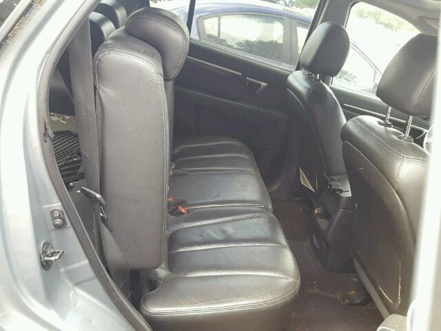 5NMSH73E88H139614 - 2008 HYUNDAI SANTA FE S Արծաթագույն լուսանկար 6
