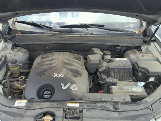 5NMSH73E88H139614 - 2008 HYUNDAI SANTA FE S Արծաթագույն լուսանկար 7