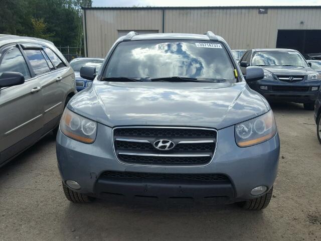 5NMSH73E88H139614 - 2008 HYUNDAI SANTA FE S SILVER photo 9