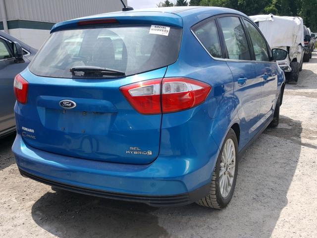 1FADP5BU1DL506943 - 2013 FORD C-MAX SEL BLUE photo 4