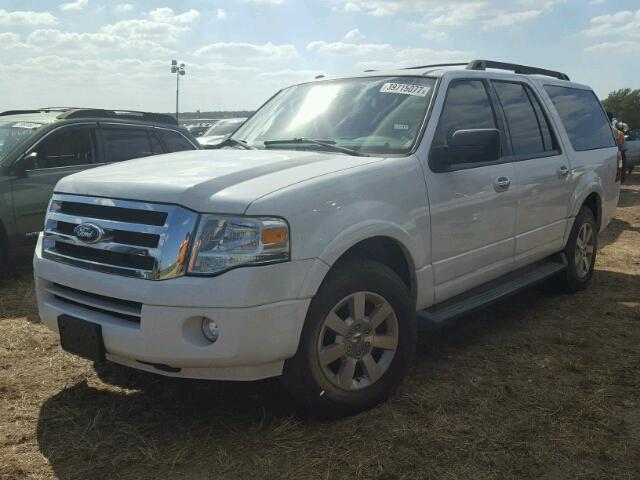 1FMJK1F52AEB46763 - 2010 FORD EXPEDITION WHITE photo 2