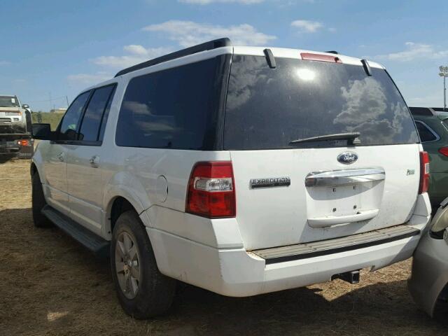 1FMJK1F52AEB46763 - 2010 FORD EXPEDITION WHITE photo 3