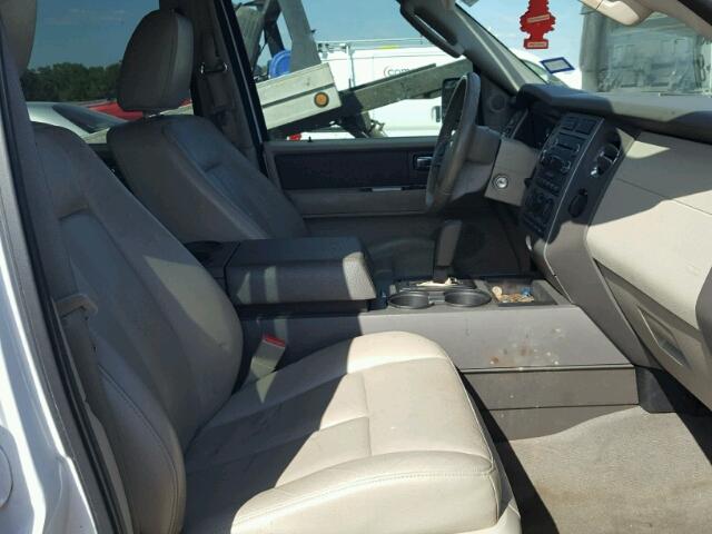 1FMJK1F52AEB46763 - 2010 FORD EXPEDITION WHITE photo 5