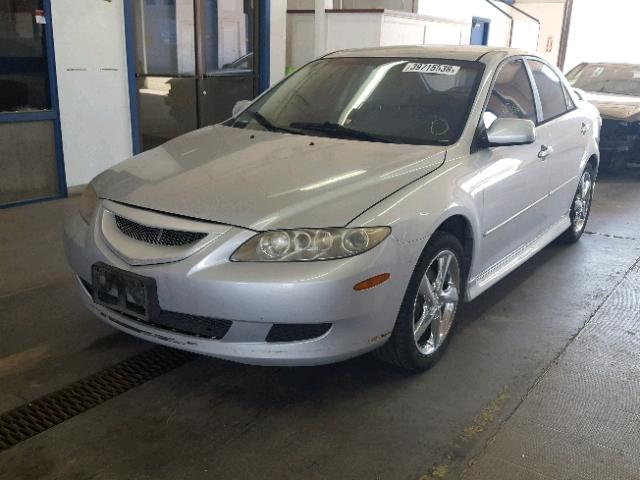 1YVFP80C845N41265 - 2004 MAZDA 6 I GRAY photo 2