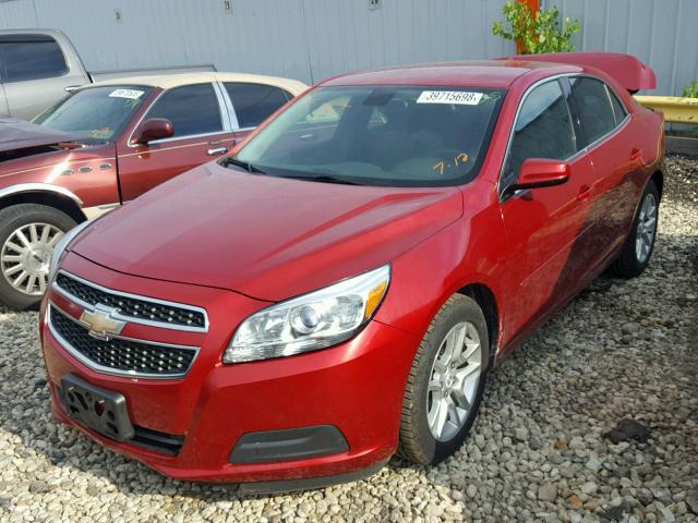 1G11D5SR2DF172852 - 2013 CHEVROLET MALIBU 1LT 红色 照片 2