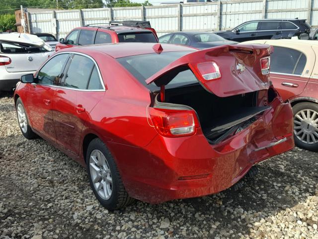 1G11D5SR2DF172852 - 2013 CHEVROLET MALIBU 1LT 红色 照片 3
