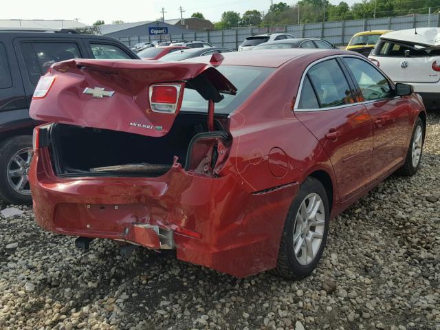 1G11D5SR2DF172852 - 2013 CHEVROLET MALIBU 1LT 红色 照片 4