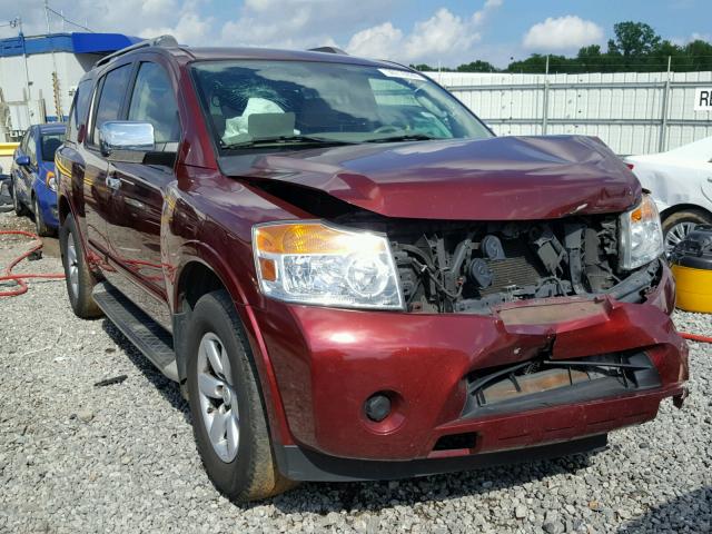 5N1BA0ND5CN622016 - 2012 NISSAN ARMADA SV RED photo 1