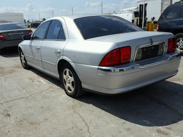 1LNHM86S11Y667916 - 2001 LINCOLN LS 银色 照片 3