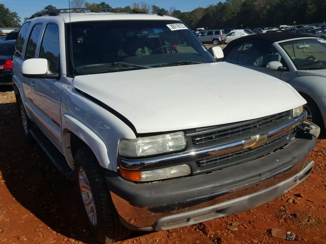 1GNEK13Z82J302656 - 2002 CHEVROLET TAHOE K150 WHITE photo 1