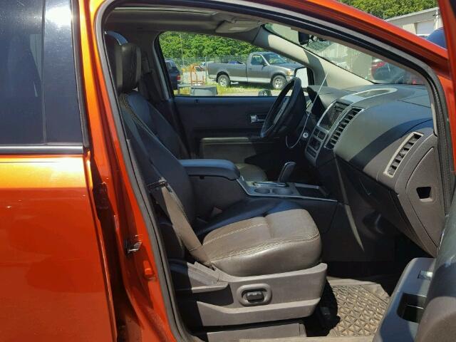 2FMDK49C37BA71438 - 2007 FORD EDGE SEL P ORANGE photo 5