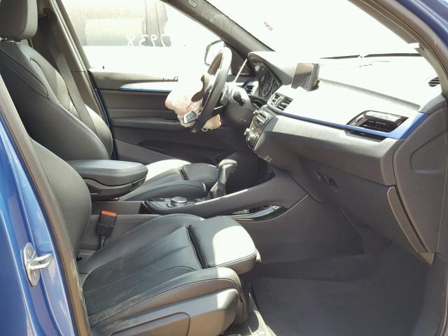 WBXHT3C30GP887668 - 2016 BMW X1 XDRIVE2 BLUE photo 5