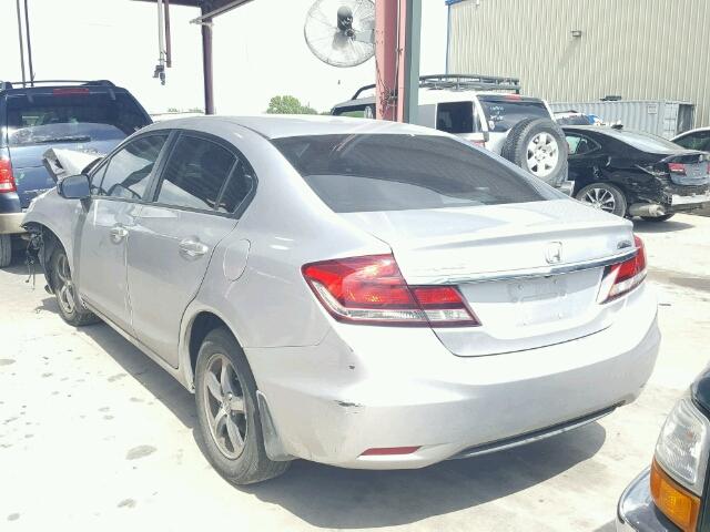 19XFB2F79FE047130 - 2015 HONDA CIVIC SE SILVER photo 3