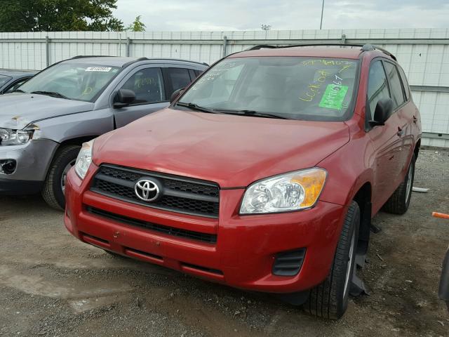 2T3BF4DV8AW069102 - 2010 TOYOTA RAV4 RED photo 2