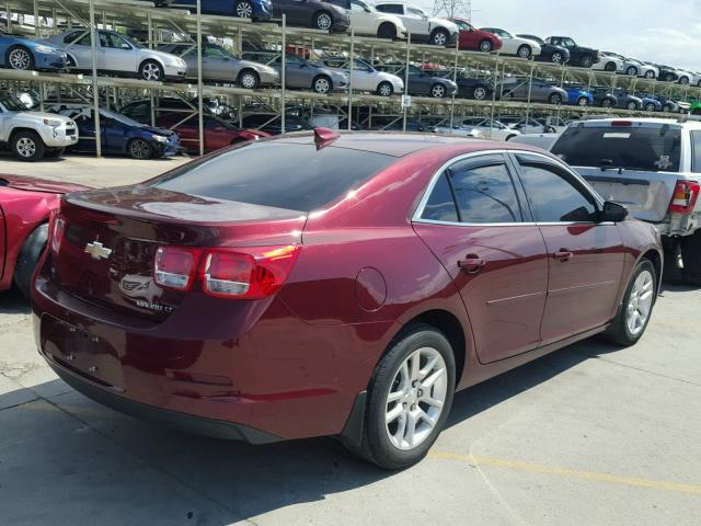 1G11C5SL8FF343136 - 2015 CHEVROLET MALIBU 1LT MAROON photo 4