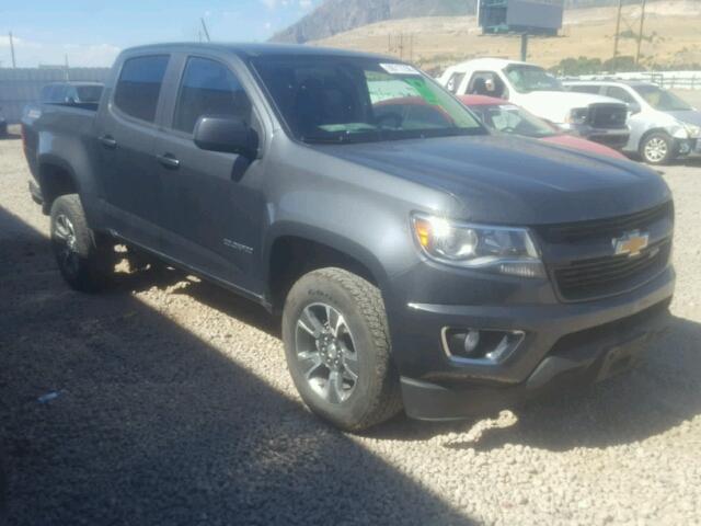 1GCGTDE3XG1395177 - 2016 CHEVROLET COLORADO Z GRAY photo 1