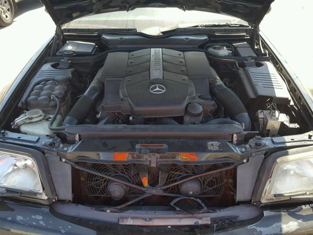 WDBFA68F71F196437 - 2001 MERCEDES-BENZ SL 500 BLACK photo 7