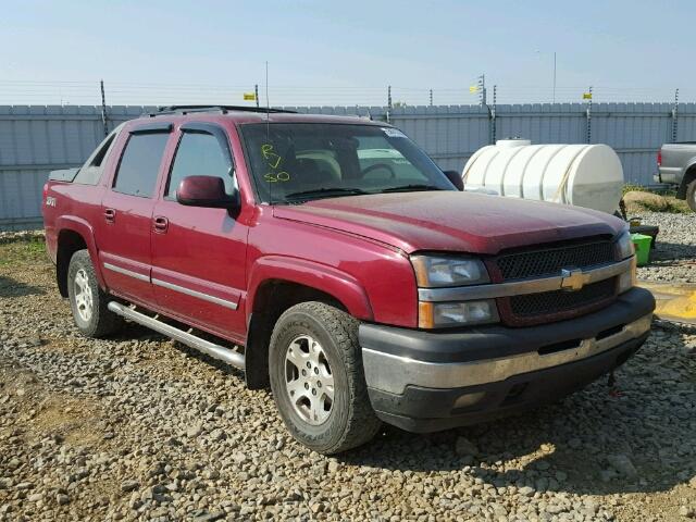 3GNEK12T36G139564 - 2006 CHEVROLET AVALANCHE MAROON photo 1