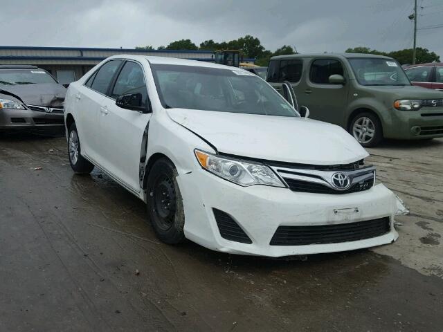 4T4BF1FK2DR281577 - 2013 TOYOTA CAMRY L WHITE photo 1