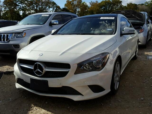 WDDSJ4EB8FN177002 - 2015 MERCEDES-BENZ CLA 250 WHITE photo 2