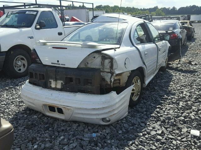 1G2NF52T7YC532160 - 2000 PONTIAC GRAND AM WHITE photo 4