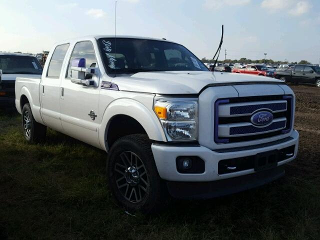 1FT7W2BT9EEB33625 - 2014 FORD F250 SUPER WHITE photo 1