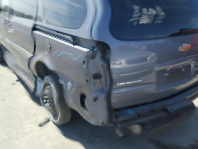 1GBDV13117D123164 - 2007 CHEVROLET UPLANDER I SILVER photo 9