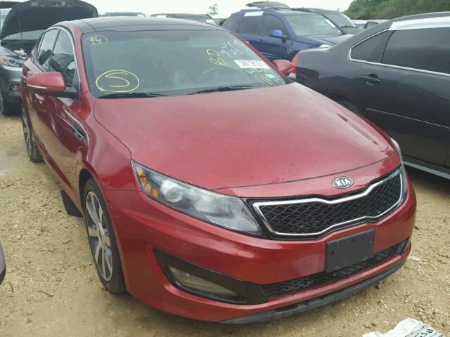 5XXGR4A62CG013754 - 2012 KIA OPTIMA SX RED photo 1