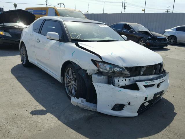 JTKJF5C76D3059298 - 2013 SCION TC WHITE photo 1