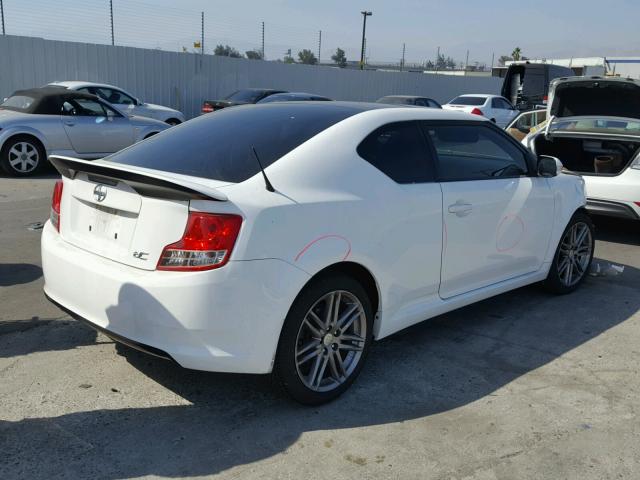 JTKJF5C76D3059298 - 2013 SCION TC WHITE photo 4