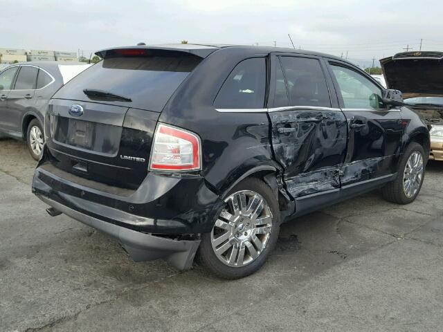 2FMDK39C68BB42238 - 2008 FORD EDGE LIMIT BLACK photo 4