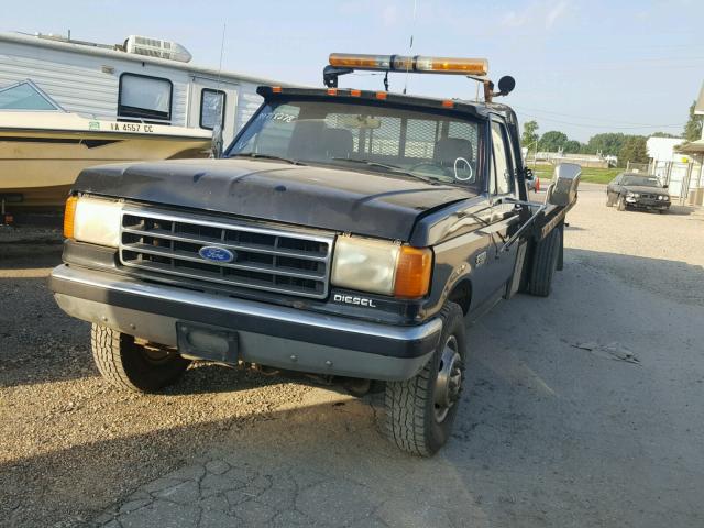 2FDLF47M1LCA64245 - 1990 FORD F SUPER DU BLACK photo 2