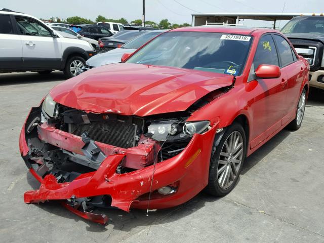 JM1GG12L661104857 - 2006 MAZDA SPEED 6 RED photo 2