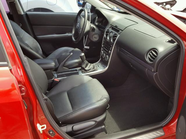 JM1GG12L661104857 - 2006 MAZDA SPEED 6 RED photo 5