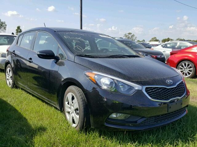 KNAFK5A87G5631909 - 2016 KIA FORTE LX BLACK photo 1