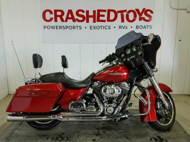 1HD1KBM11CB688837 - 2012 HARLEY-DAVIDSON FLHX RED photo 1