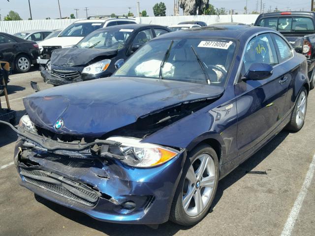 WBAUP9C53CVL91044 - 2012 BMW 128 I BLUE photo 2