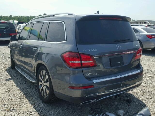 4JGDF6EE1JB012733 - 2018 MERCEDES-BENZ GLS 450 4M GRAY photo 3