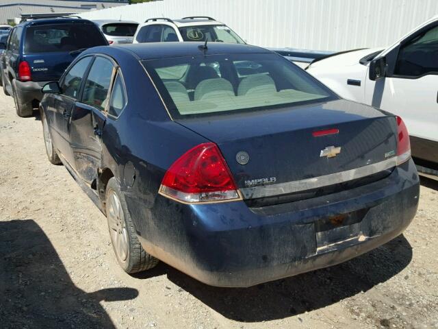 2G1WA5EK5B1204498 - 2011 CHEVROLET IMPALA LS BLUE photo 3